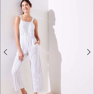 ✨Petite Size M Striped Apron Jumpsuit✨